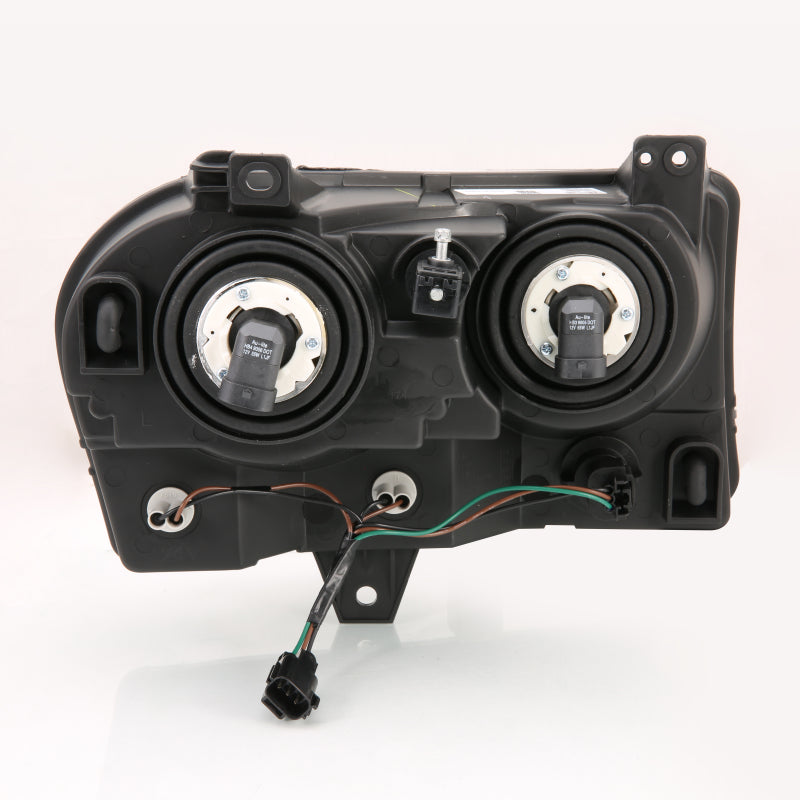 ANZO 2005-2010 Chrysler 300 Crystal Headlight Chrome Amber 121529 121529 Photo - Unmounted