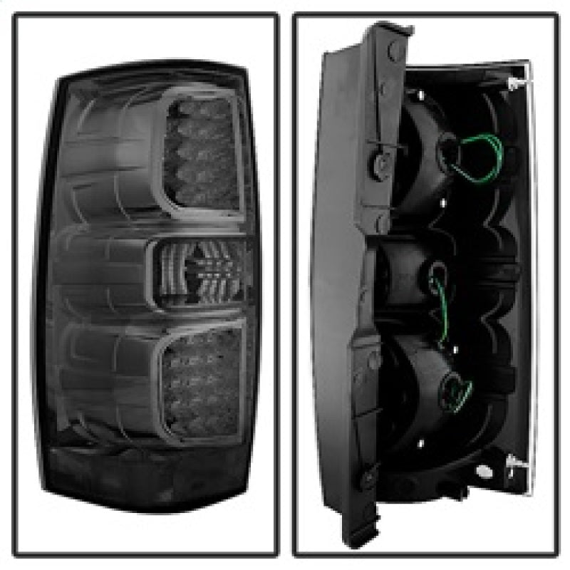 SPYDER Xtune Chevy Suburban/GMC Yukon/Yukon Denali 07-14 LED Tail Lights Smoked ALT-JH-CSUB07-LED-G2-SM 9033933 9033933 Photo - Unmounted