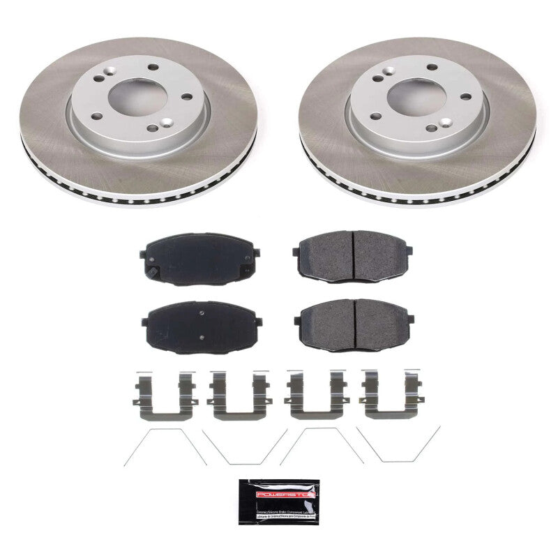 PowerStop Power Stop 17-19 Kia Soul Front Semi-Coated Rotor Kit SC8007 SC8007 Photo - Primary