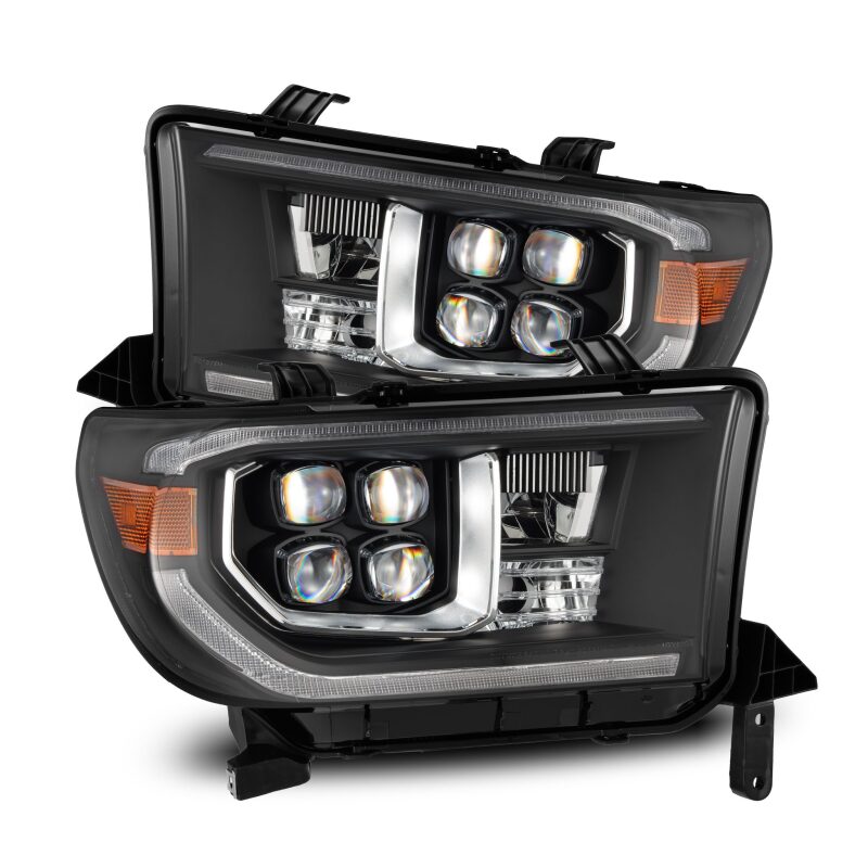 AlphaRex 07-13 Toyota Tundra / 08-17 Sequoia NOVA LED Proj HL Black w/Actv Light Seq. Sig + DRL 880818 880818 Photo - Primary