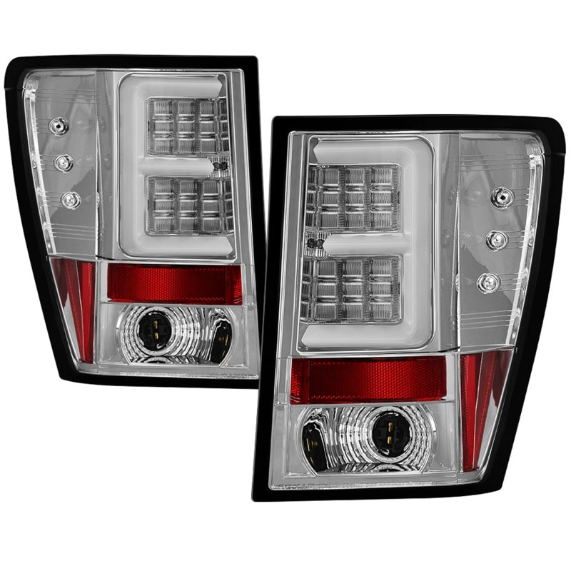Spyder Jeep Grand Cherokee 05-06 Version 2 Light Bar LED Tail Lights - Chrome 5085832 5085832 Photo - Primary