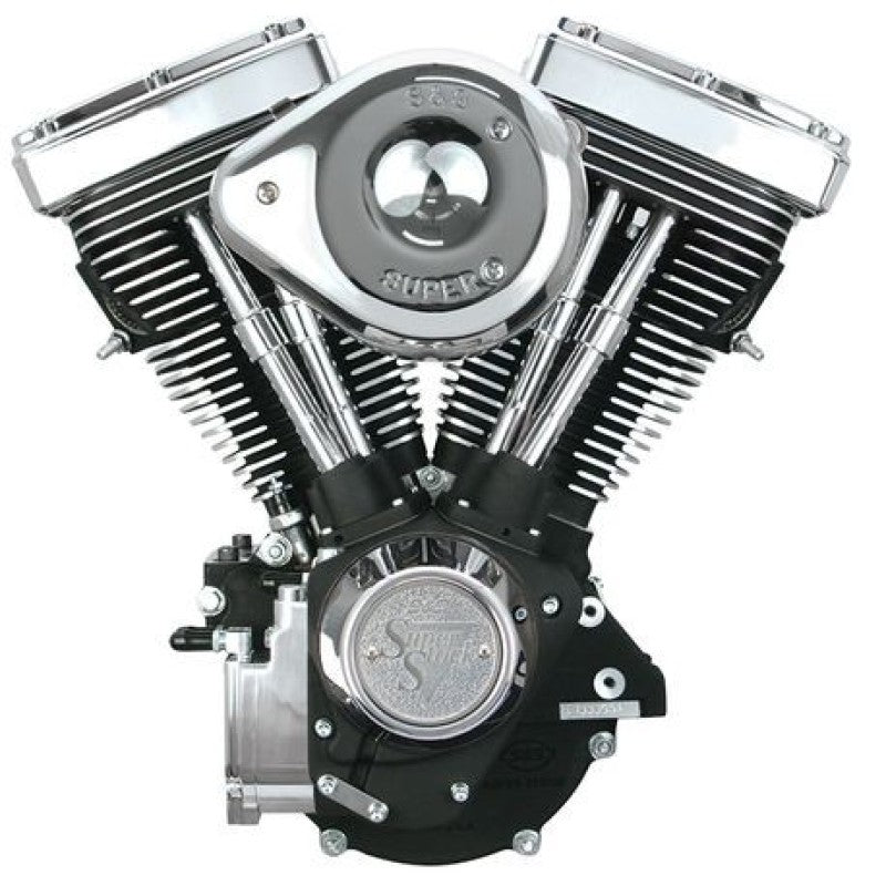 S&S Cycle 84-99 BT V80 Complete Assembled Engine w/ 508 Cams - Wrinkle Black 310-0238 310-0238 User 1