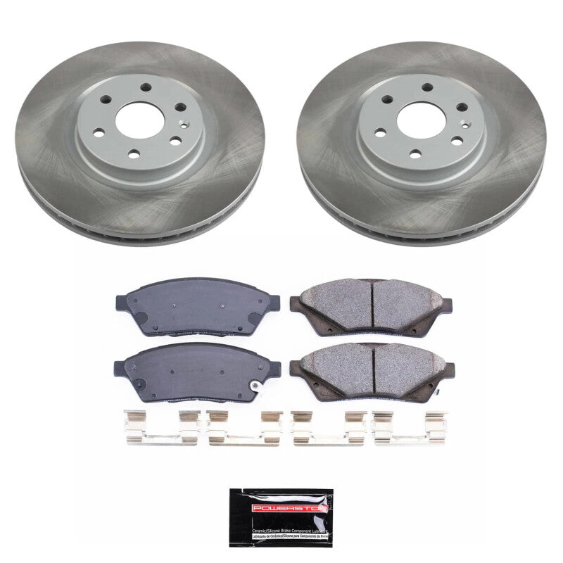PowerStop Power Stop 2011 Saab 9-4X Front Semi-Coated Rotor Kit SC5545 SC5545 Photo - Primary