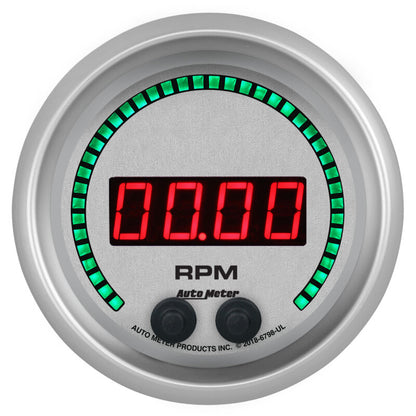 Autometer 85.7mm Silver 0-16K RPM Tachometer Ultra-Lite Elite Digital Gauge 6798-UL 6798-UL User 1