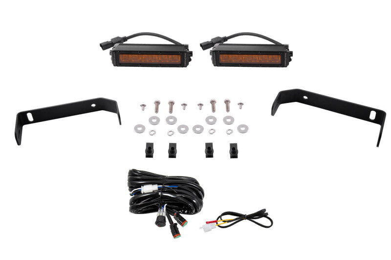 Diode Dynamics 19-21 Ford Ranger SS6 LED Lightbar Kit - Amber Driving DD6594 DD6594 Photo - Primary