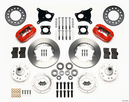 Wilwood Forged Dynalite Front Kit 11.00in Red AMC 71-76 OE Disc w/o Bendix Brakes 140-11940-R 140-11940-R Photo - Primary