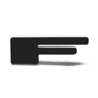 ORACLE Lighting Universal Illuminated LED Letter Badges - Matte Black Surface Finish - F 3141-F-005 3141-F-005 User 1