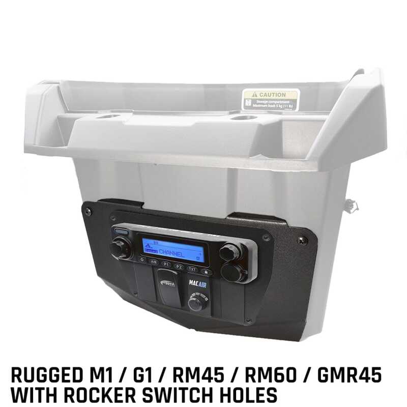 Rugged Radios Can-Am Comm/Maverick - Glove Box Multi-Mount Kit for GMR25 / ABM25 MT-MAVERICK-MM-25 MT-MAVERICK-MM-25 Photo - Primary