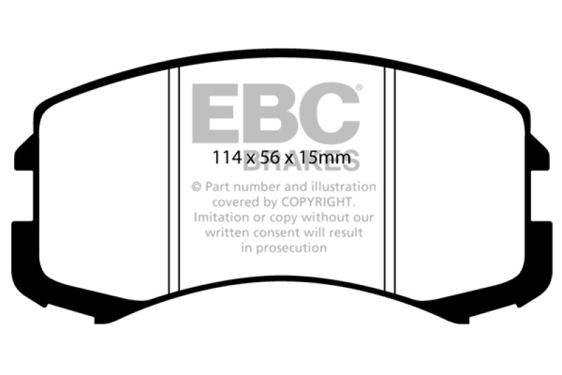 EBC Disc Brake Pad Set DP41678R Photo - Primary