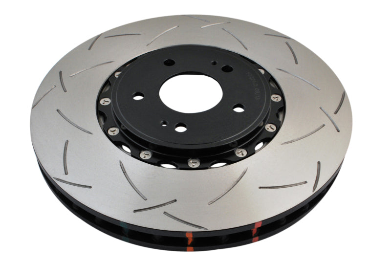 DBA 08+ EVO X Front Slotted 5000 Series 2 Piece Rotor Assembled w/ Black Hat 52224V2BLKS 52224V2BLKS Photo - out of package