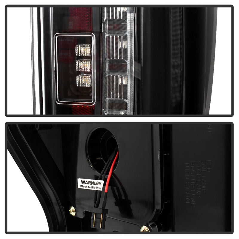 Spyder 17-18 Ford F-250 Super Duty (Excl LED Models) LED Tail Lights - Black (ALT-YD-FS17-LED-BK) 5085580 5085580 Photo - Unmounted