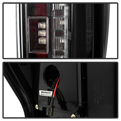 Spyder 17-18 Ford F-250 Super Duty (Excl LED Models) LED Tail Lights - Black (ALT-YD-FS17-LED-BK) 5085580 5085580 Photo - Unmounted