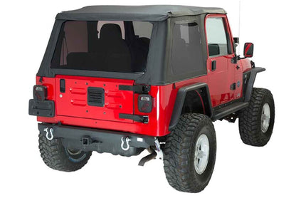 Fishbone Offroad 87-06 Jeep YJ/TJ Wrangler TJ Wrangler Rear Bumper w Receiver FB22217 FB22217 Photo - lifestyle view