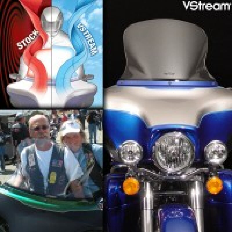 National Cycle 96-13 Harley Davidson FLHT/FLHX/FLHTK Touring/Tri-Glide VS Tall Windshield-Clear N20401 N20401 User 1
