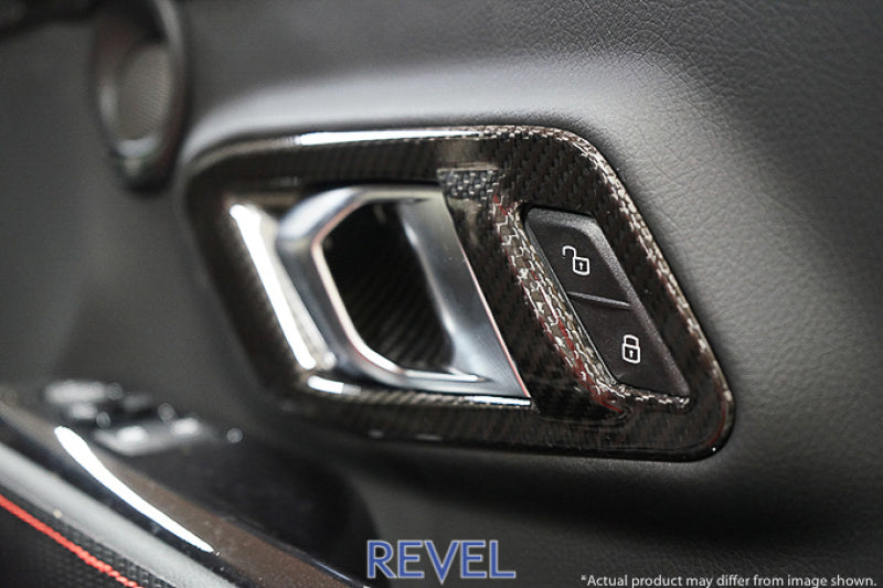 Revel GT Dry Carbon Inner Door Handle Cover 2020 Toyota GR Supra - 2 Pieces 1TR4GT0AT03 1TR4GT0AT03 User 1