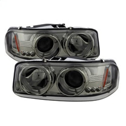 Spyder GMC Sierra 1500/2500/3500 99-06 Projector Headlights LED Halo LED Smoke PRO-YD-CDE00-HL-SMC 5009371 5009371 Photo - Primary