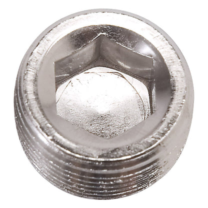 Russell 1/2" Aluminum Allen Socket Pipe Plugs (Endura Finish) 662061 Photo - Primary