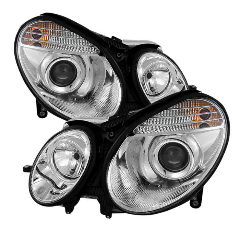 Spyder Mercedes Benz E-Class 03-06 Projector Headlights Halogen Model Only- Chrm PRO-YD-MBW21103-C 5042163 5042163 Photo - Primary