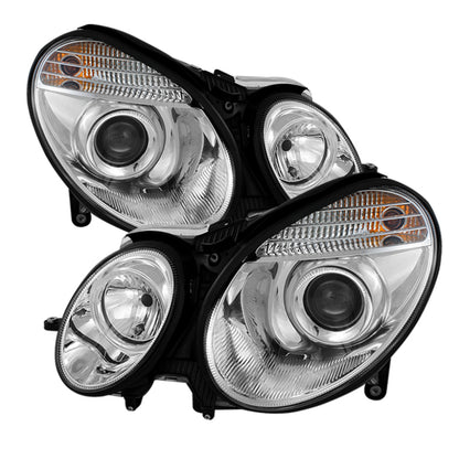 Spyder Mercedes Benz E-Class 03-06 Projector Headlights Halogen Model Only- Chrm PRO-YD-MBW21103-C 5042163 5042163 Photo - Primary
