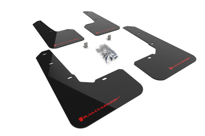 Rally Armor 2022 Subaru Outback Wilderness Black Mud Flap Red Logo MF76-UR-BLK/RD MF76-UR-BLK/RD Photo - Primary