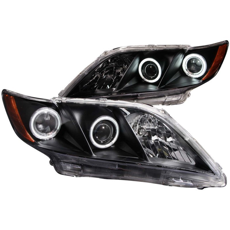 Anzo 2007-2009 Toyota Camry Projector Headlights w/ Halo Black 121181 Photo - Primary
