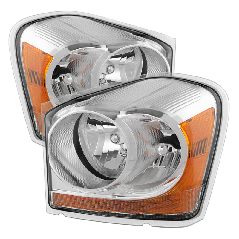 SPYDER Xtune Dodge Durango 04-05 OEM Headlamps Chrome HD-JH-DDU04-AM-C 9027307 9027307 Photo - Primary