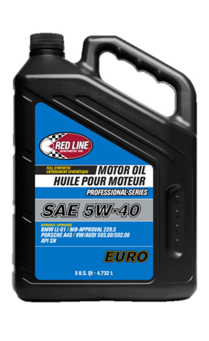 Red Line Professional Series Euro 5W40 Motor Oil - 5 Quart 12905