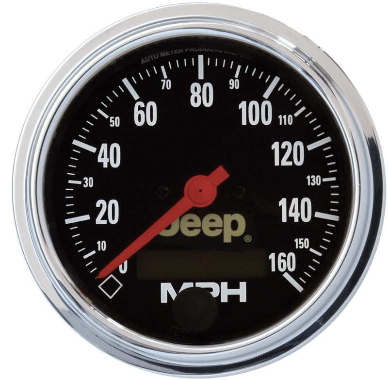 Autometer Gauge, Speedometer, 3 3/8", 160Mph, Elec. Programmable, Jeep 880244 Photo - Primary