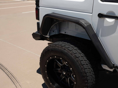 Road Armor 07-18 Jeep Wrangler JK Stealth Front Fender Flare Body Armor w/LED DRL - Tex Blk 507AFF0B 507AFF0B Photo - Primary