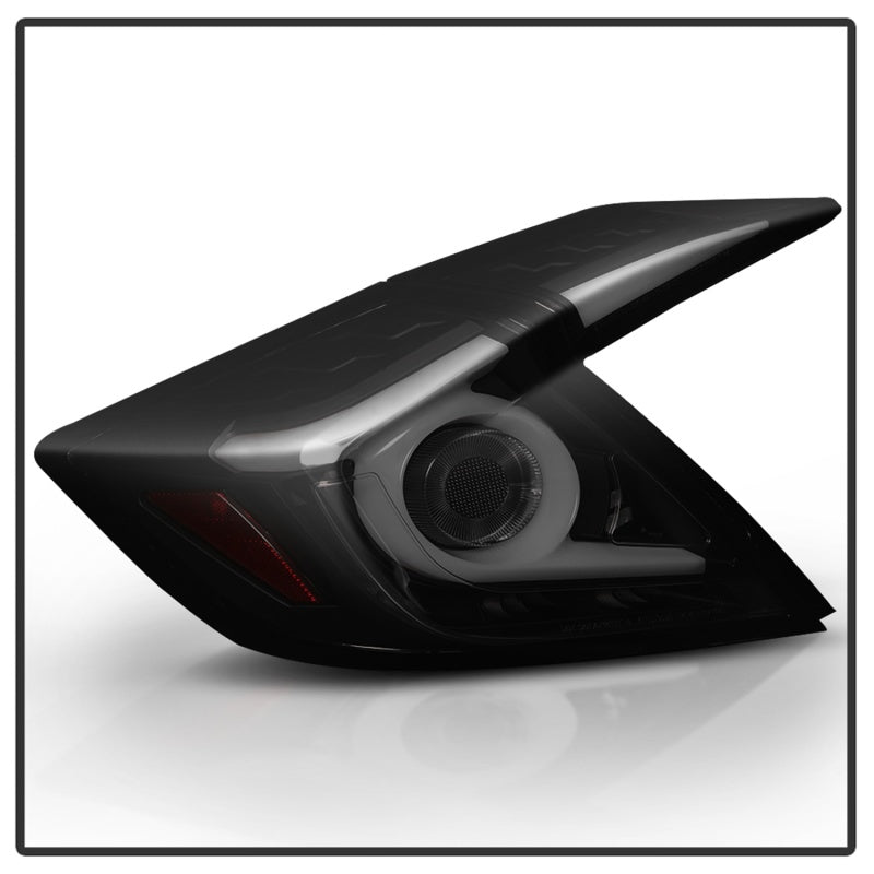 Spyder 16-18 Honda Civic 4 Door Light Bar LED Tail Lights - Black Smoke (ALT-YD-HC164D-LB-BSM) 5086440 5086440 Photo - Unmounted
