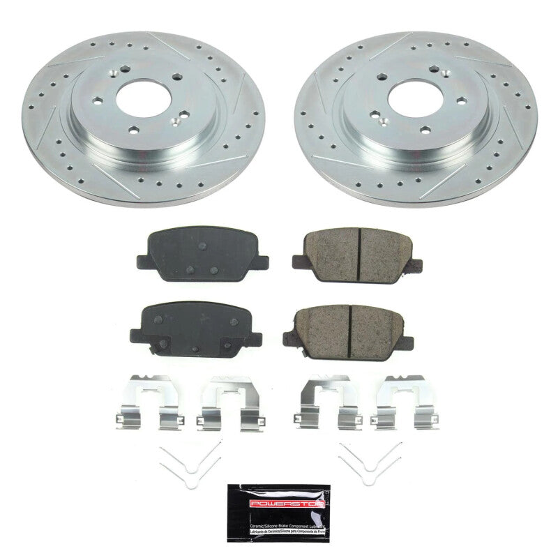 PowerStop Power Stop 20-22 Kia Telluride Rear Semi-Coated Rotor Kit SC8310 SC8310 Photo - Primary