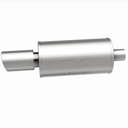 MagnaFlow 7" Round Center/Center Performance Muffler With Tip 14826 360 Degree Image Set