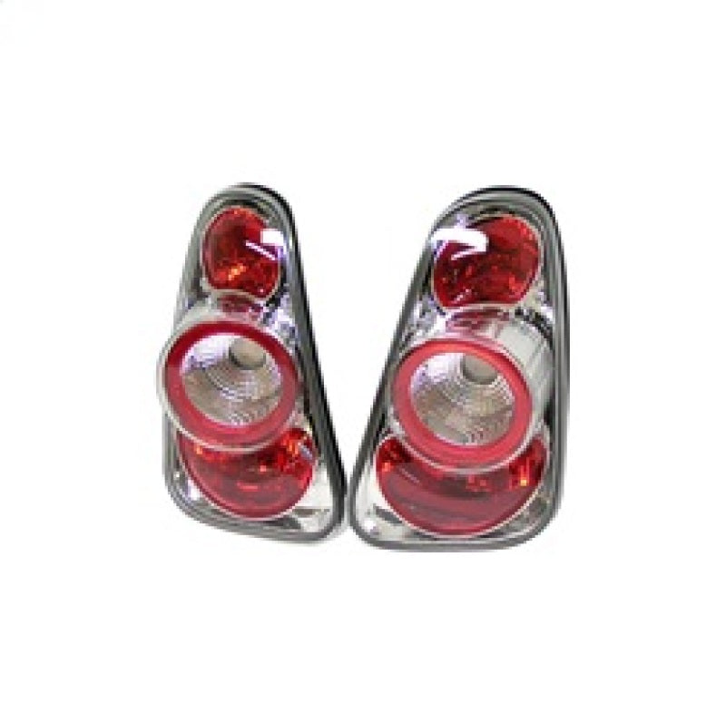 Spyder Mini Cooper 02-06/Cooper Convertibles 05-08 Euro Style Tail Lights Chrome ALT-YD-MC02-C 5006257 5006257 Photo - Primary