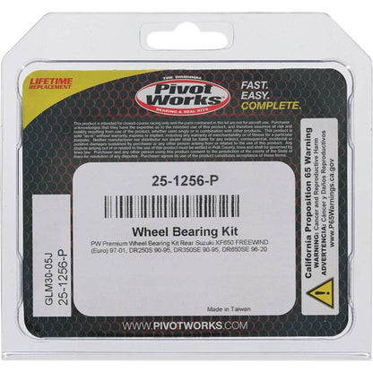 Pivot Works Suzuki Wheel Bearing Kit Premium Bearings 25-1256-P 25-1256-P Photo - Primary