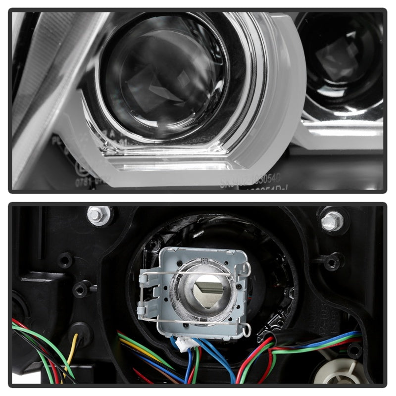 Spyder 09-12 BMW E90 3-Series 4DR HID w/ AFS Only - LED Turn - Black - PRO-YD-BMWE9009-AFSHID-BK 5086495 5086495 Photo - Unmounted