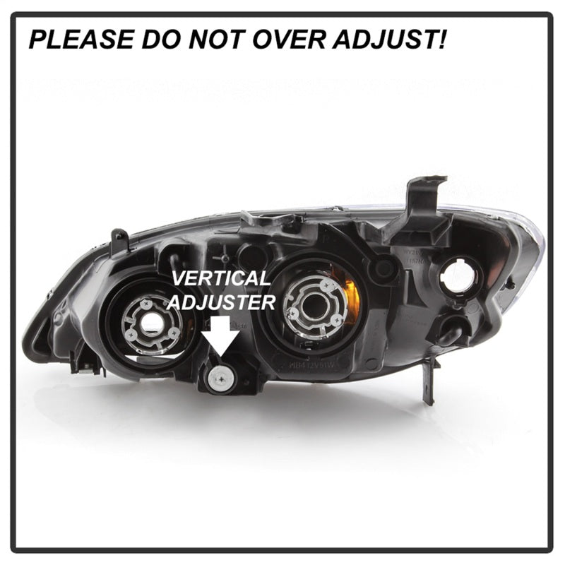 SPYDER xTune 04-05 Honda Civic (Excl Hatchback/Si) OEM Style Headlights - Chrome (HD-JH-HC04-4D-AM-C) 9042713 9042713 Photo - Unmounted