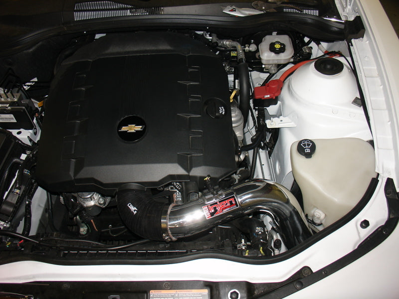 Injen Polished Cold Air Intake System 12-14 Chevy Camaro CAI 3.6L V6 PF7012P Photo - Mounted