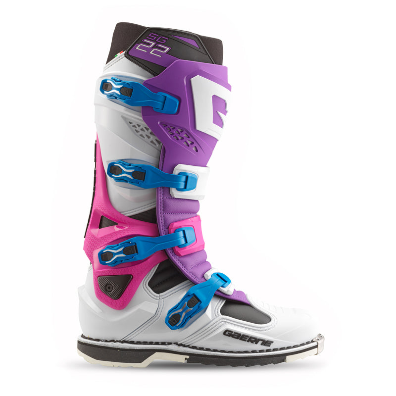 Gaerne SG22 Limited Edition Boot Purple/White/Rhodamine Size - 13 2262-019-13 2262-019-13 User 1