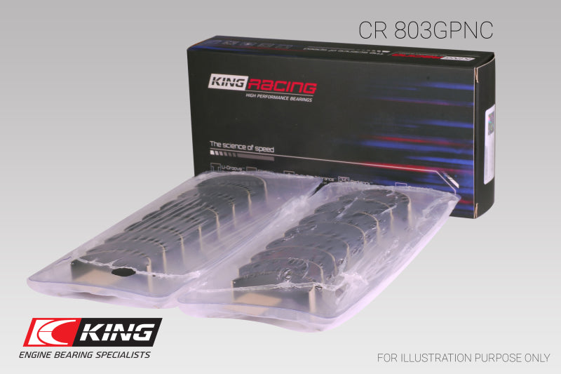 King Engine Bearings King Chevrolet SBC 265CI/283CI/327CI (Size Standard) Connecting Rod Bearing Set CR803GPNC CR803GPNC User 1