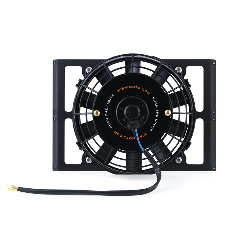 Mishimoto Universal 10in. Heavy-Duty Oil Cooler Fan Shroud - Micro Wrinkle Black MMFS-HDOC-10 MMFS-HDOC-10 Photo - Primary