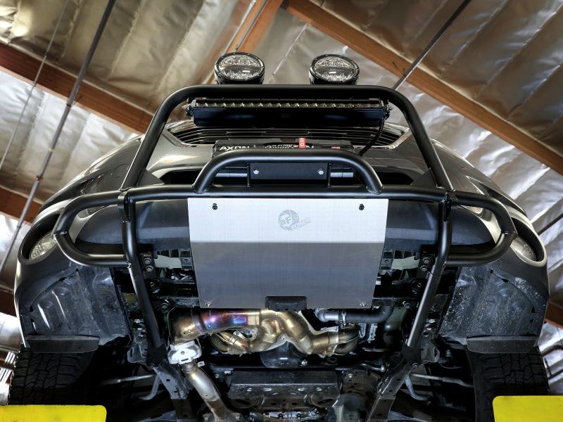 aFe POWER 15-19 Subaru Outback Terra Guard Bumper Skid Plate (use w/ PN 79-27008 & 79-27011) 79C27011 79C27011 Photo - Mounted