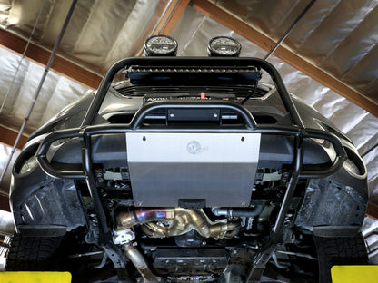 aFe POWER 15-19 Subaru Outback Terra Guard Bumper Skid Plate (use w/ PN 79-27008 & 79-27011) 79C27011 79C27011 Photo - Mounted