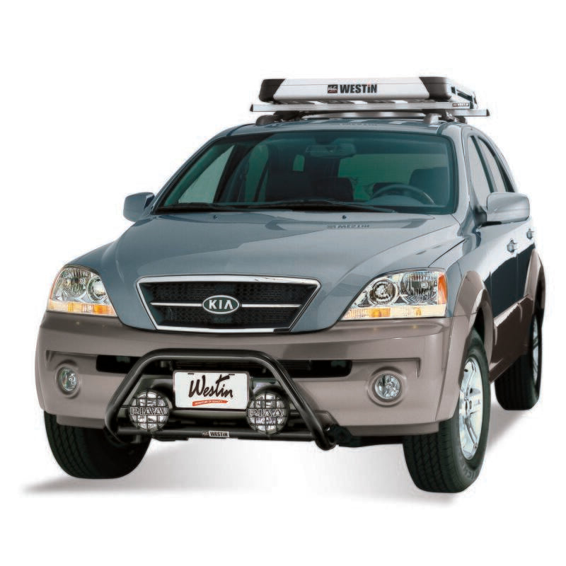 Westin Safari Light Bar Universal (10.75in mounting depth) - Black 30-0025 30-0025 Photo - Mounted
