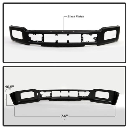 Spyder Ford F150 18-20 KING RANCH LIMITED w/Fog Lights Hole Front Bumper- Black (OEM JL3Z17757EAPTM) 9948442 9948442 User 1