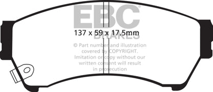EBC Disc Brake Pad Set DP31765C Photo - Primary
