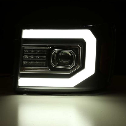 AlphaRex 07-13 GMC 1500HD PRO-Series Projector Headlights Plank Style Chrm w/Activ Light/Seq Signal 880604 880604 User 3