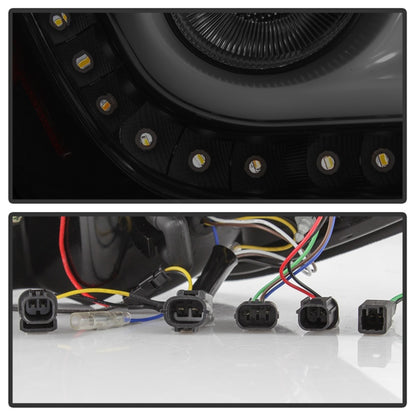 Spyder 16-18 Honda Civic 4 Door Light Bar LED Tail Lights - Black Smoke (ALT-YD-HC164D-LB-BSM) 5086440 5086440 Photo - Unmounted