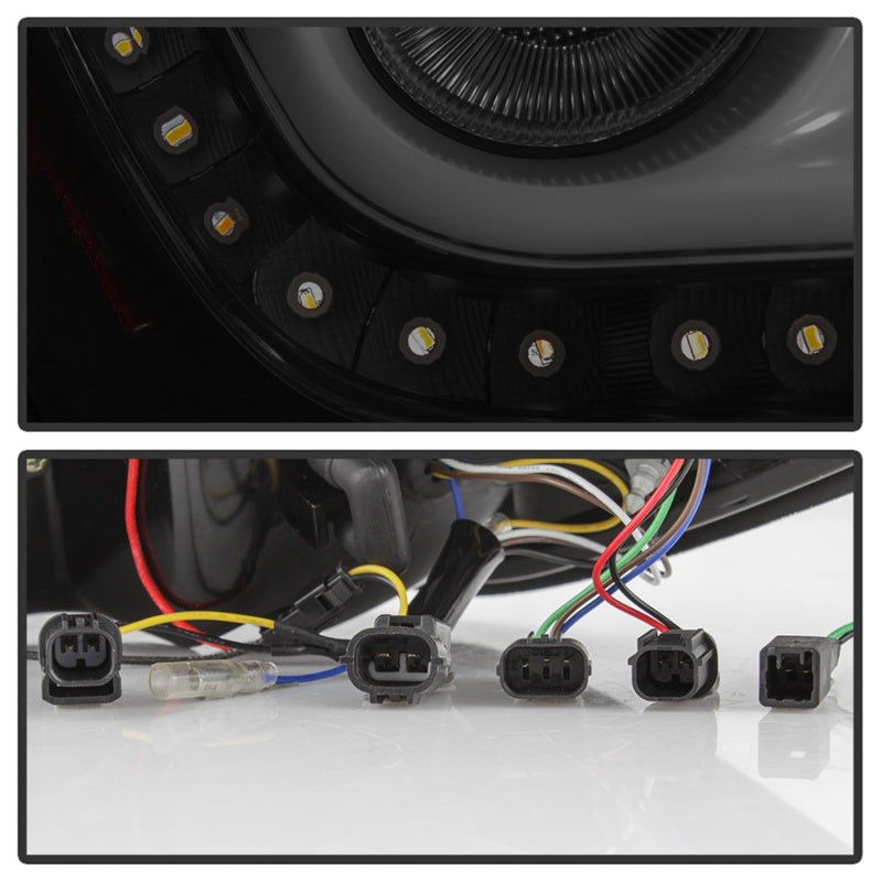 Spyder 16-18 Honda Civic 4 Door Light Bar LED Tail Lights - Black Smoke (ALT-YD-HC164D-LB-BSM) 5086440 5086440 Photo - Unmounted