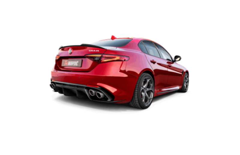 Akrapovic 17-19 Alfa Romeo Giulia Quadrifoglio Evolution Line Cat Back (Titanium) S-AR/TI/1H S-AR/TI/1H Photo - Primary