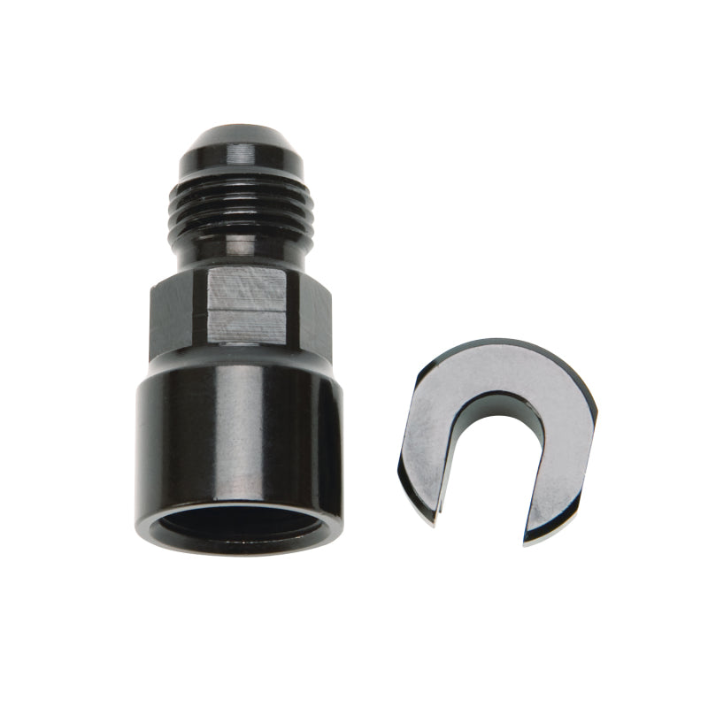 Russell Performance -6 AN Male to 3/8in SAE Quick-Disconnect Female (Black Single) 644123 644123 Photo - Primary